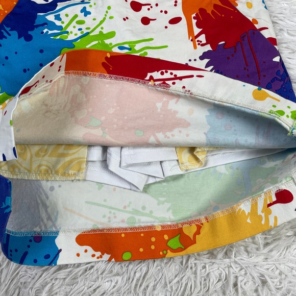 Loudmouth Skirt Womens‎ 2 Multicolor Splatter Skort Golf Outdoor Pockets Ladies - Picture 2 of 11
